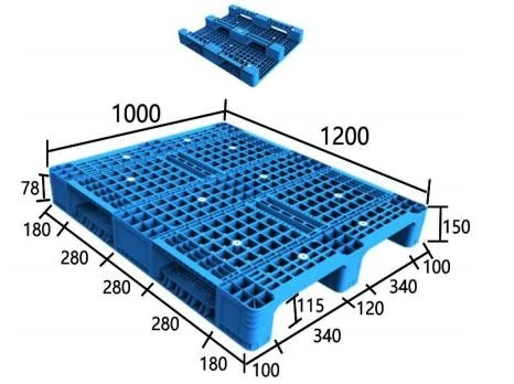 Plastic Euro Racking Pallet Plastic Euro Racking Pallet